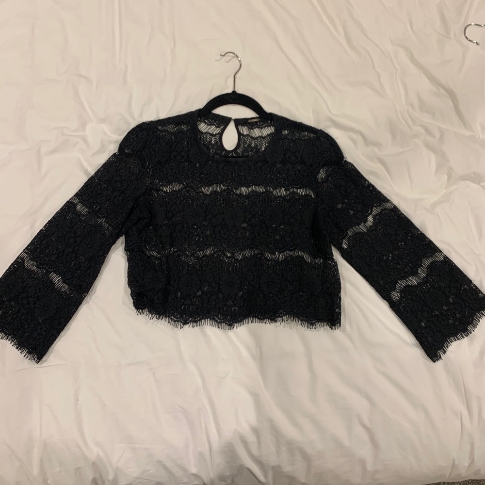 Free people XS Lace Crop Top